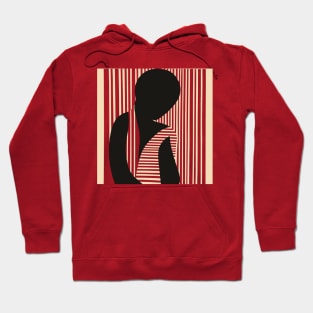 Abstract Lino Cut Hoodie